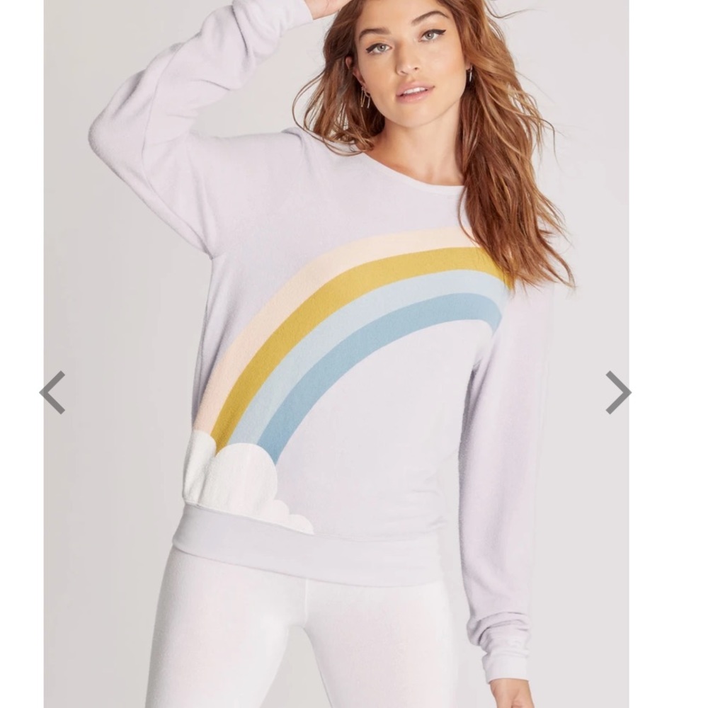 Wildfox Color Cloud Baggy Beach Jumper